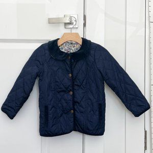 Little English Girls Classic Quilted Jacket 5T